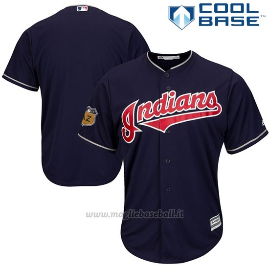 Maglia Baseball Uomo Blu 2017 Allenamento Primaverile Cool Base
